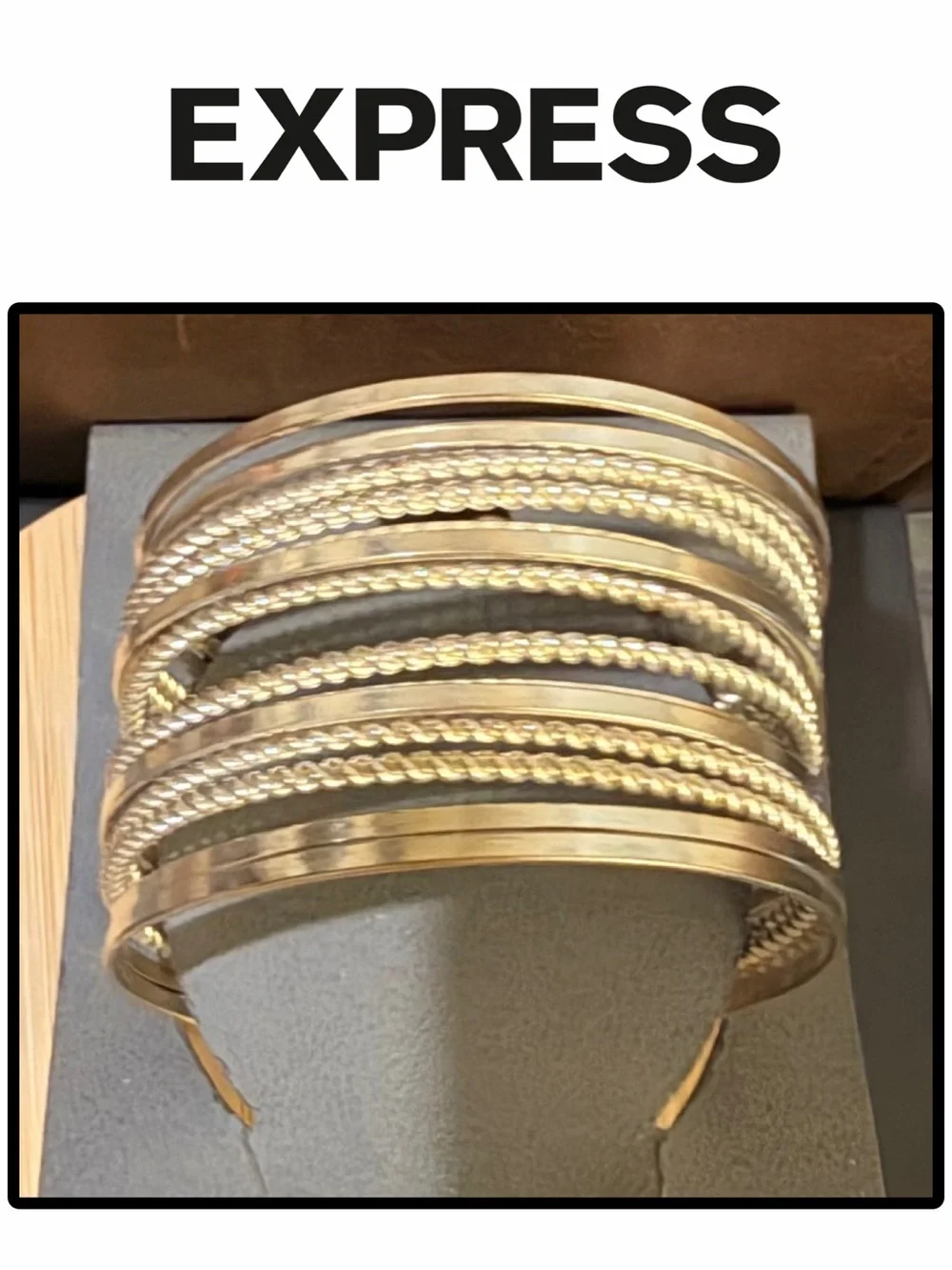 NWT EXPRESS Gold-tone bracelet bundle